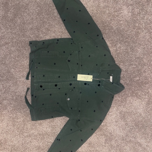 Green Jean jacket - Picture 3 of 4